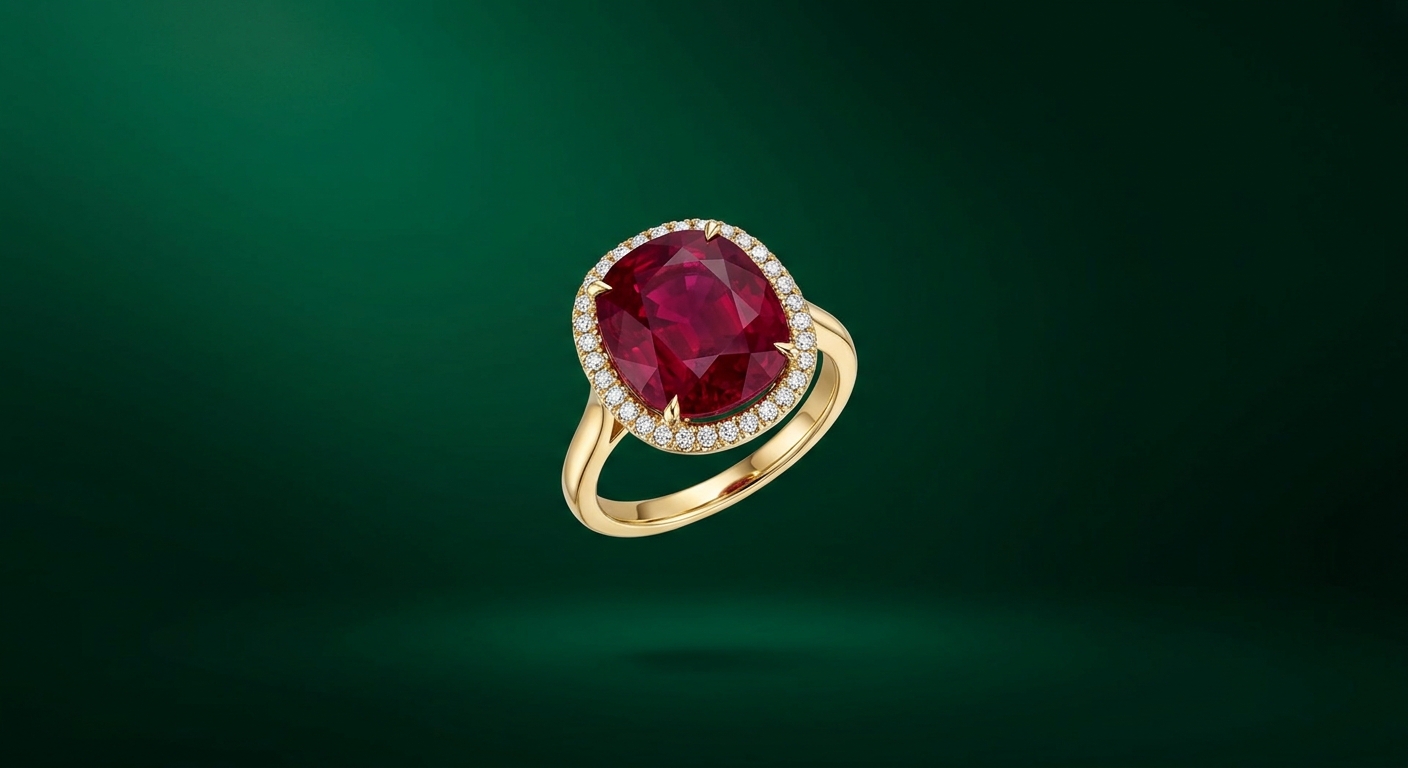 Ruby Widow ring